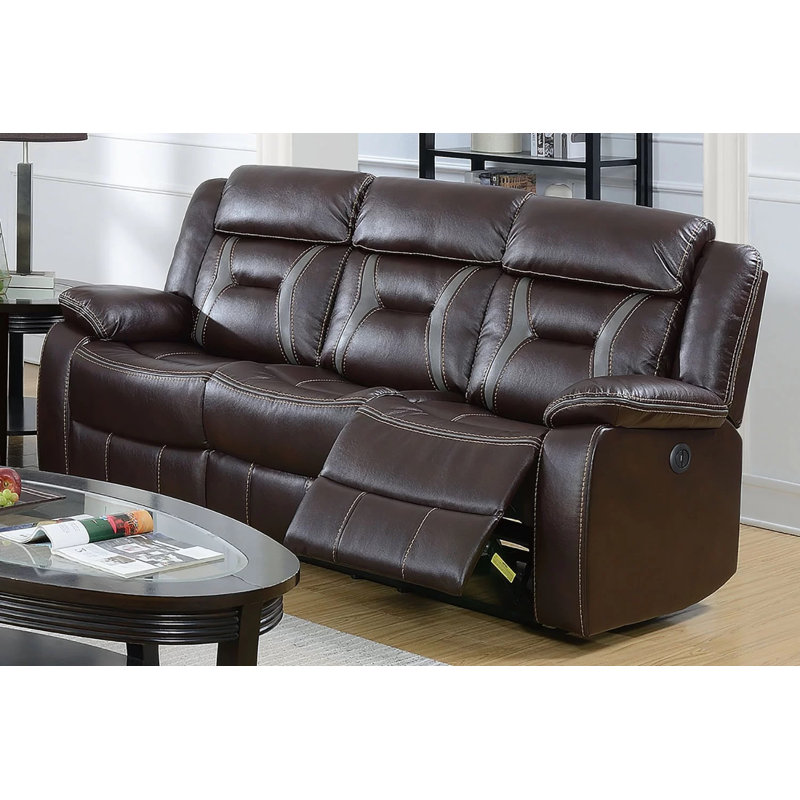 Latitude Run® Kommini 82" Pillow Top Arm Reclining Sofa Wayfair